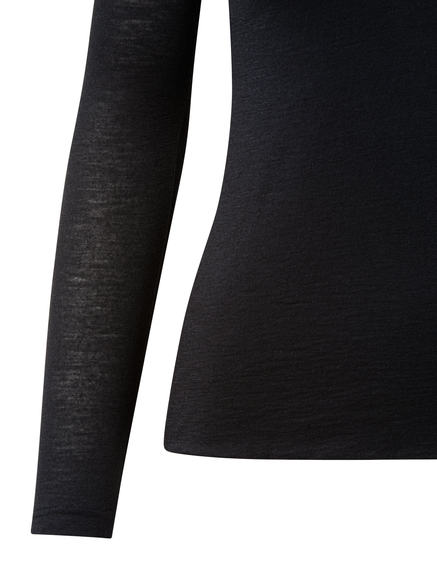 Designer Cashmere Silk Shirt - black