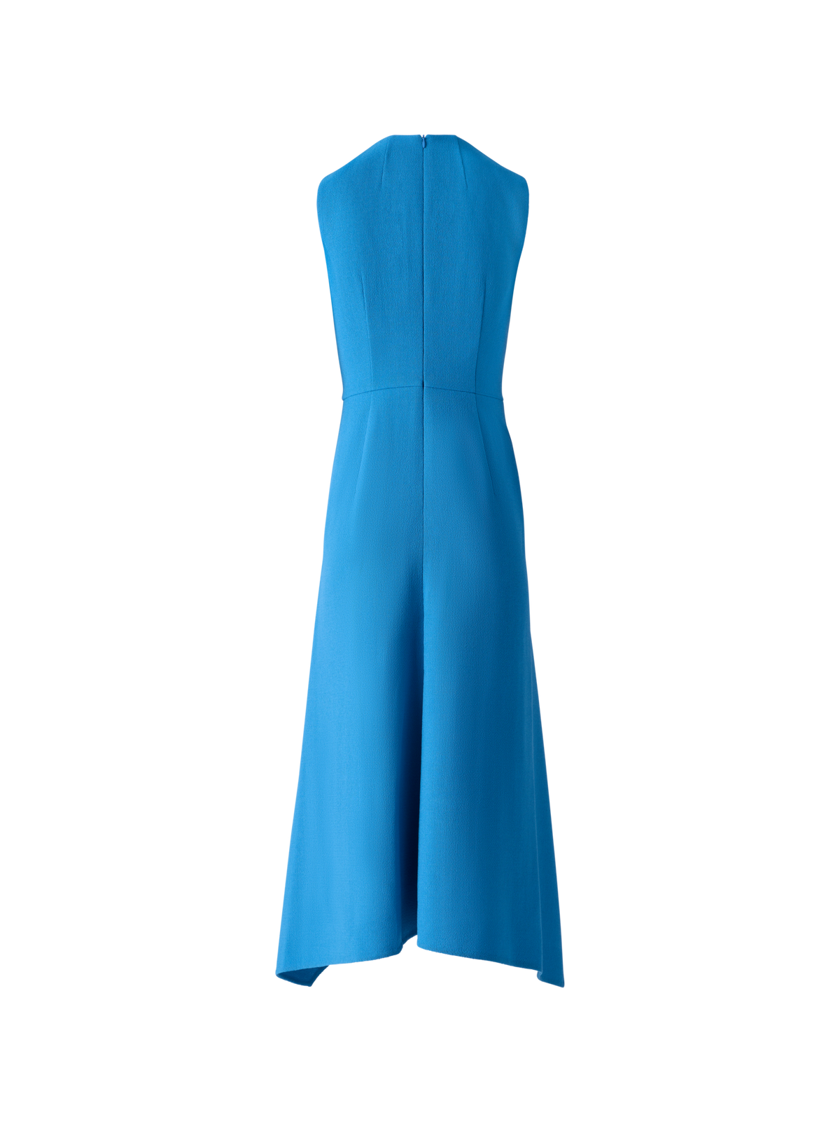 Asymmetrical Wool Crpe Double-Face Midi Dress Twilight / 4 Asymmetrical Wool Crpe Double-Face Midi Dress Twilight / 4
