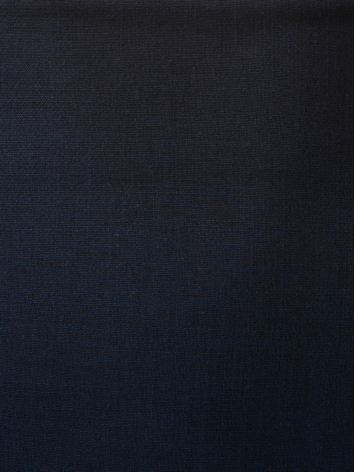 Designer Wool Double-Face Pencil Skirt with Slits - navy - blue