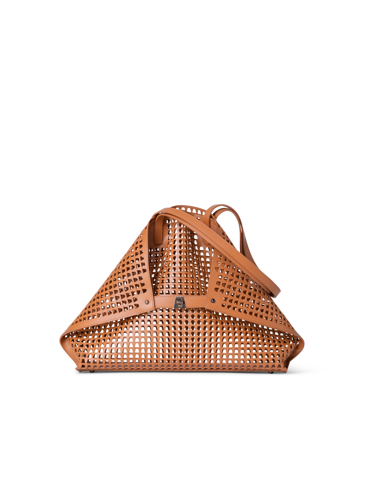 Designer Ai Medium Shoulder Tote - neutral - brown