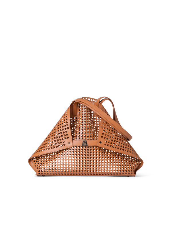 Designer Ai Medium Shoulder Tote - neutral - brown