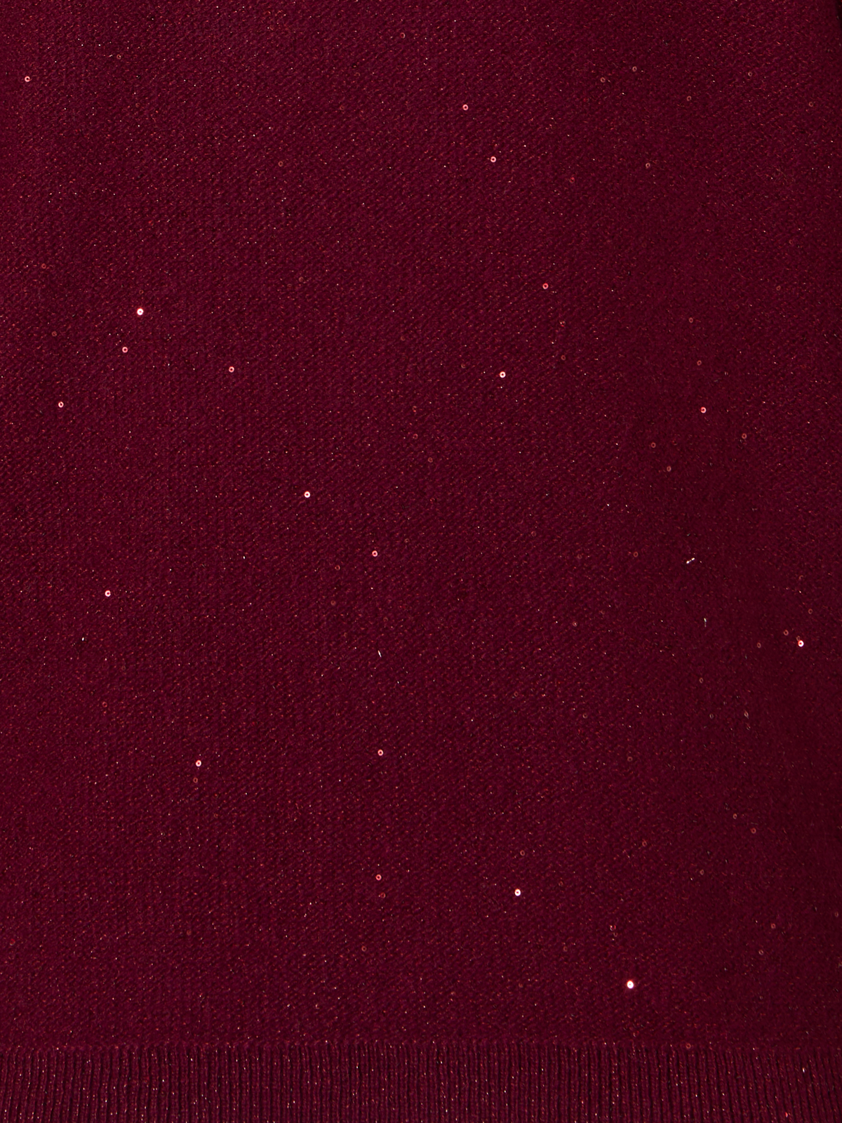 Designer Cashmere Lamé Cardigan with Fine Sequins - red