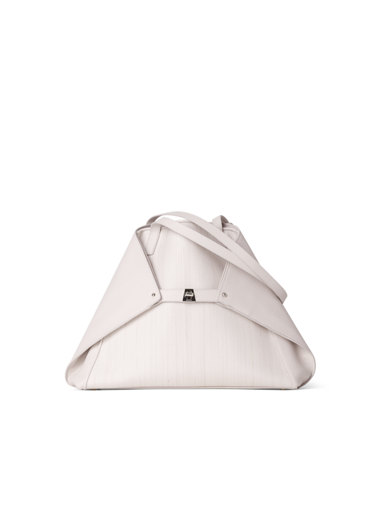 Designer Ai Medium Shoulder Tote - neutral - ecru - white