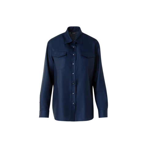 Shirt Blouse in Panama Cashmere