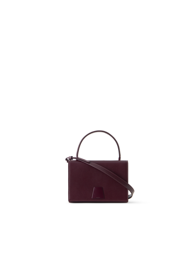 Designer Alice Small Top Handle Bag - wine