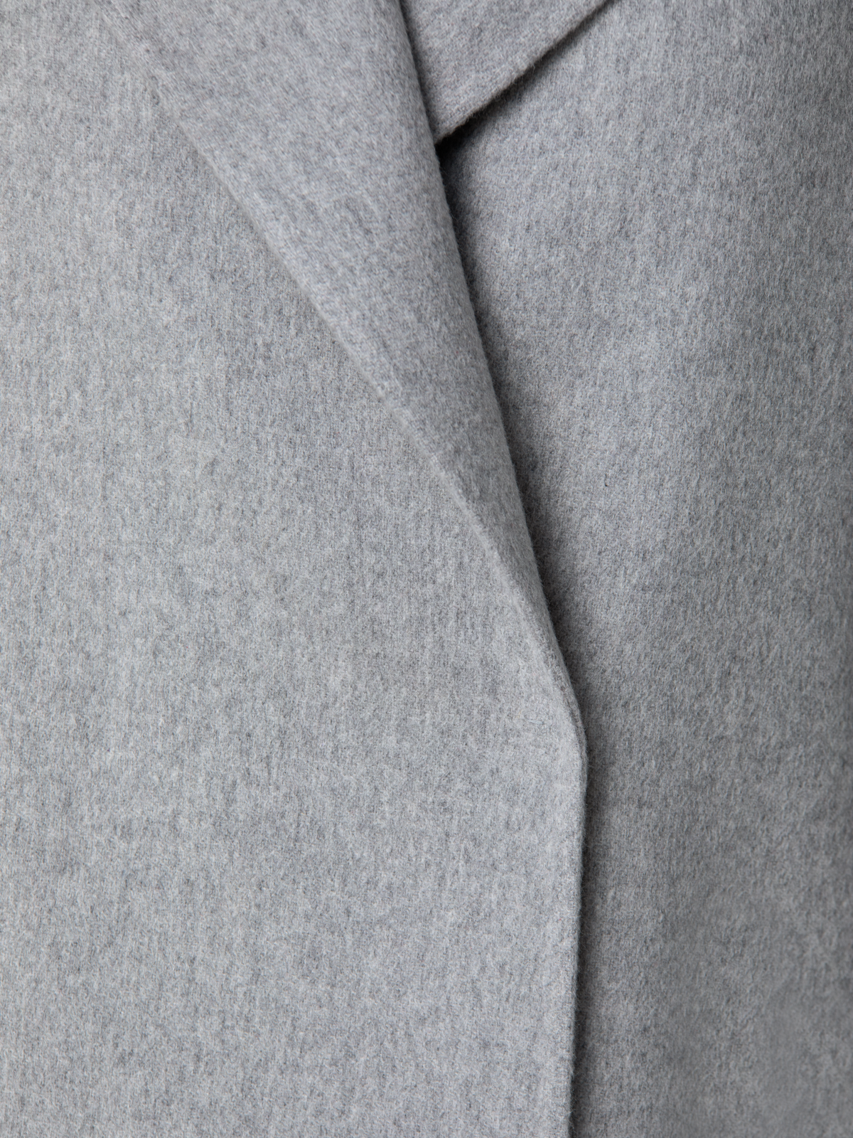 Designer Lightweight Double-Face Cashmere Coat - grey