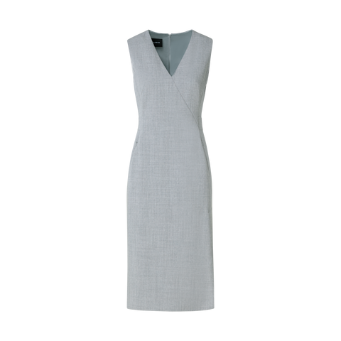 grey wool sheath dress Brooks Brothers Women's The Essentials Stretch Wool Sheath Dress | Dark Grey