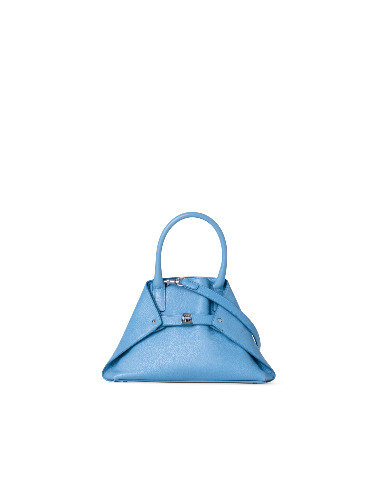 Designer Ai Little Top Handle Tote - blue