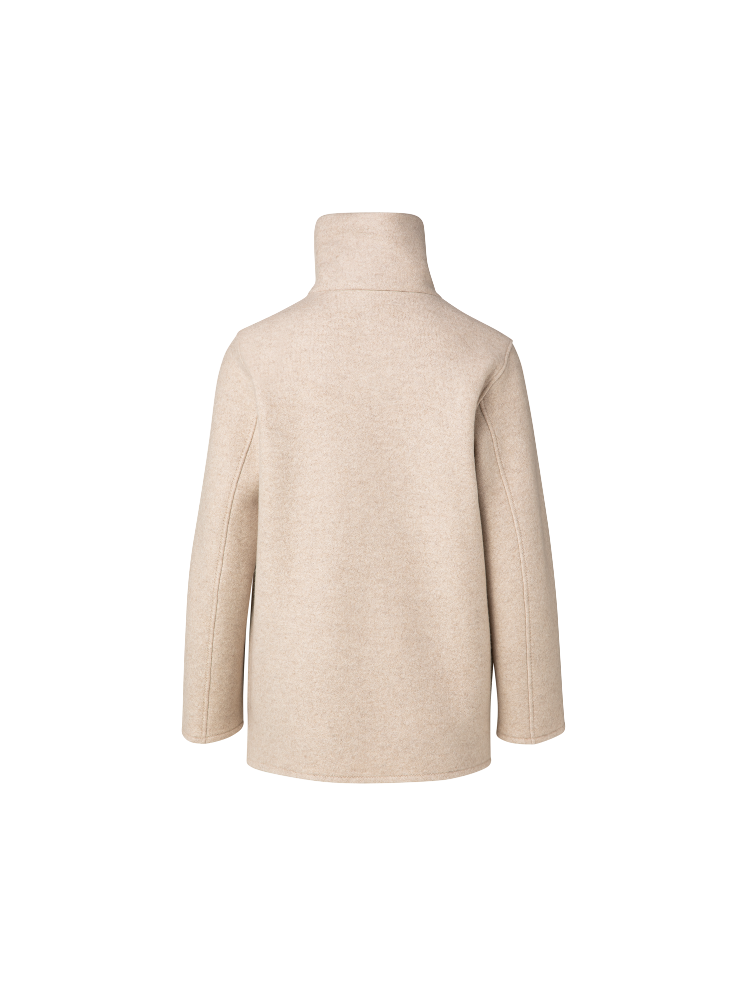 Designer Elize Cashmere Jersey Oversized Jacket - beige