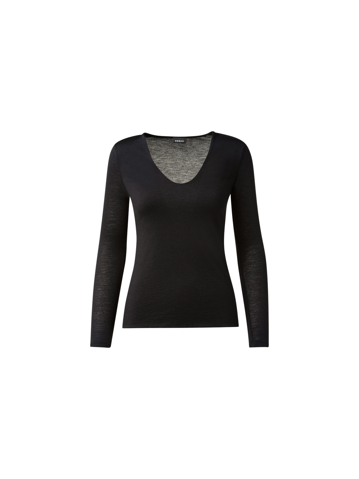 Designer Cashmere Silk Shirt - black