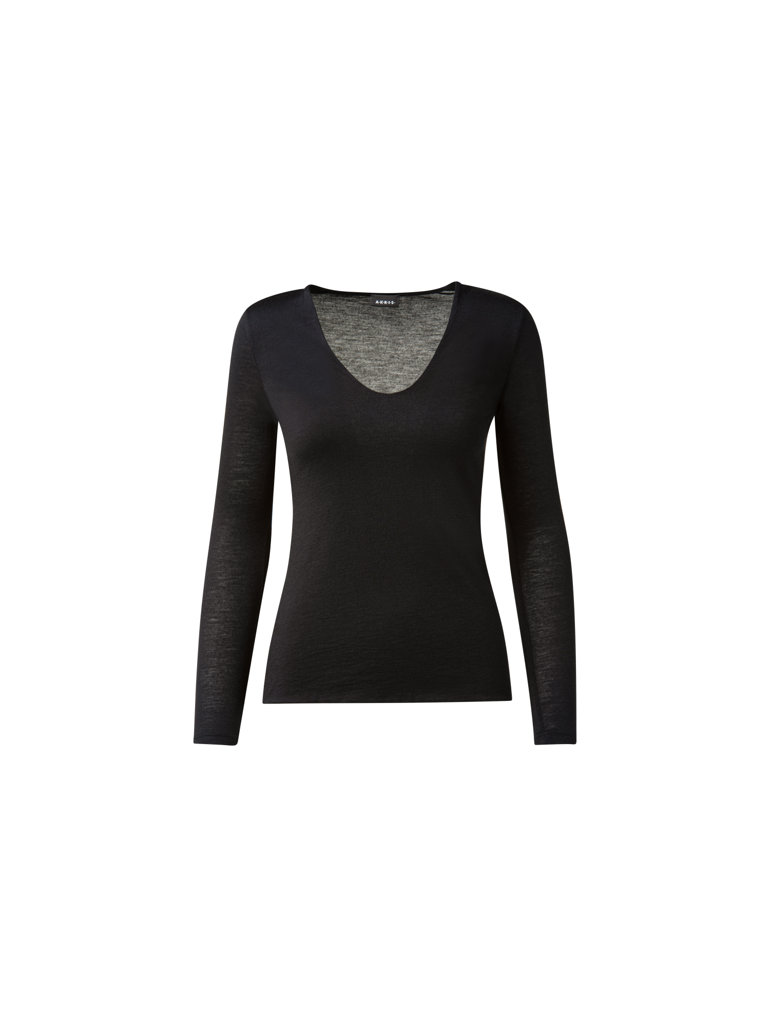 Designer Cashmere Silk Shirt - black