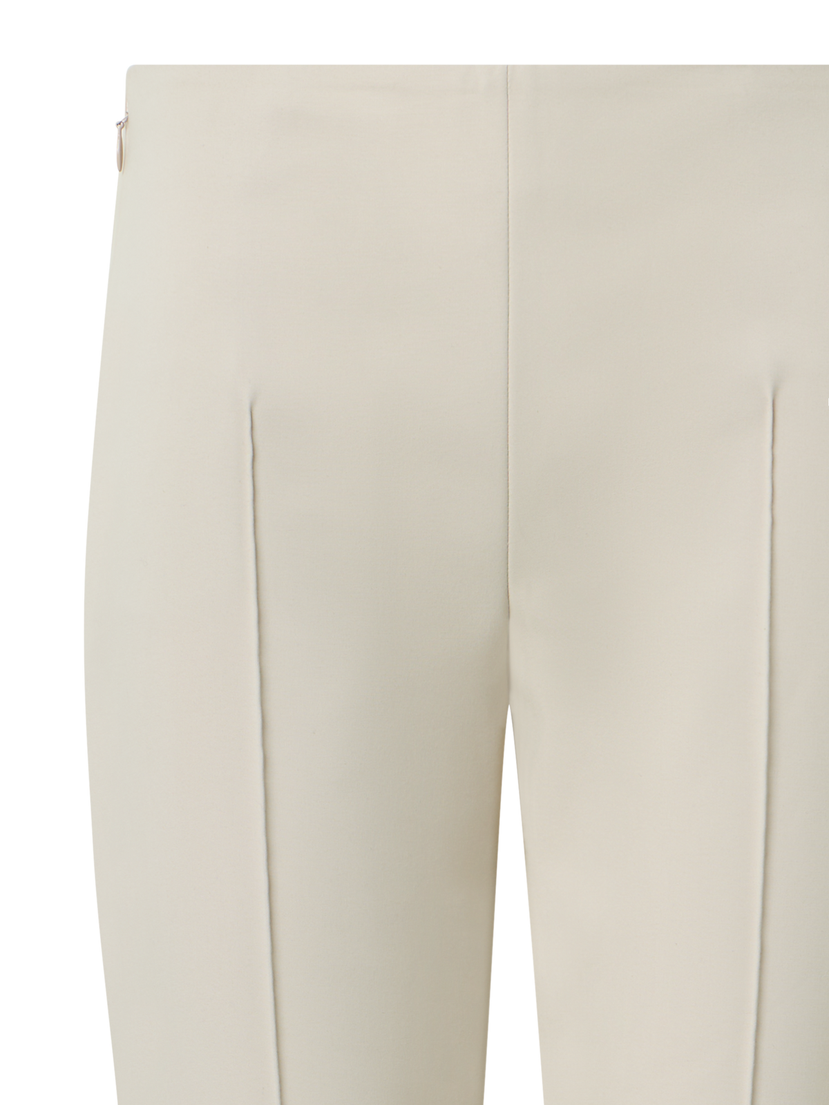 Designer Cotton Techno Stretch Slim Leg Pants - beige