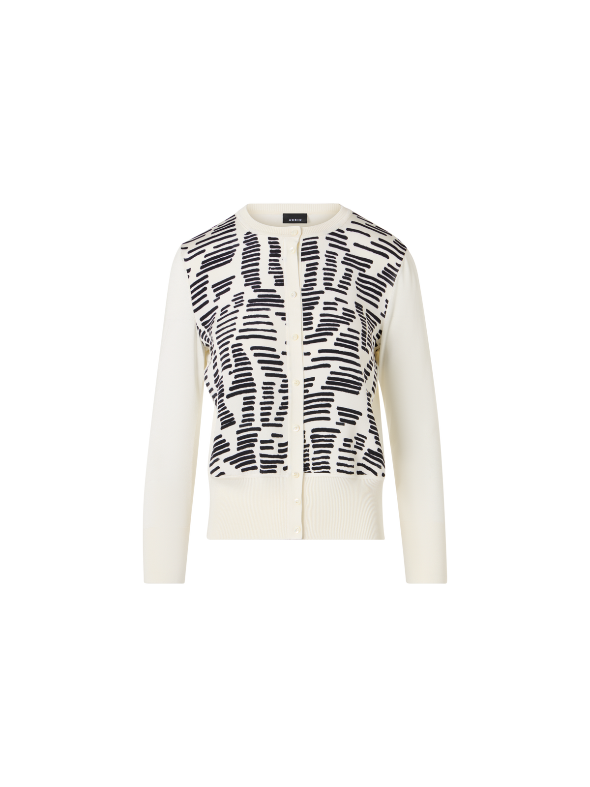 Designer Dance Movement Knit Cardigan - ecru