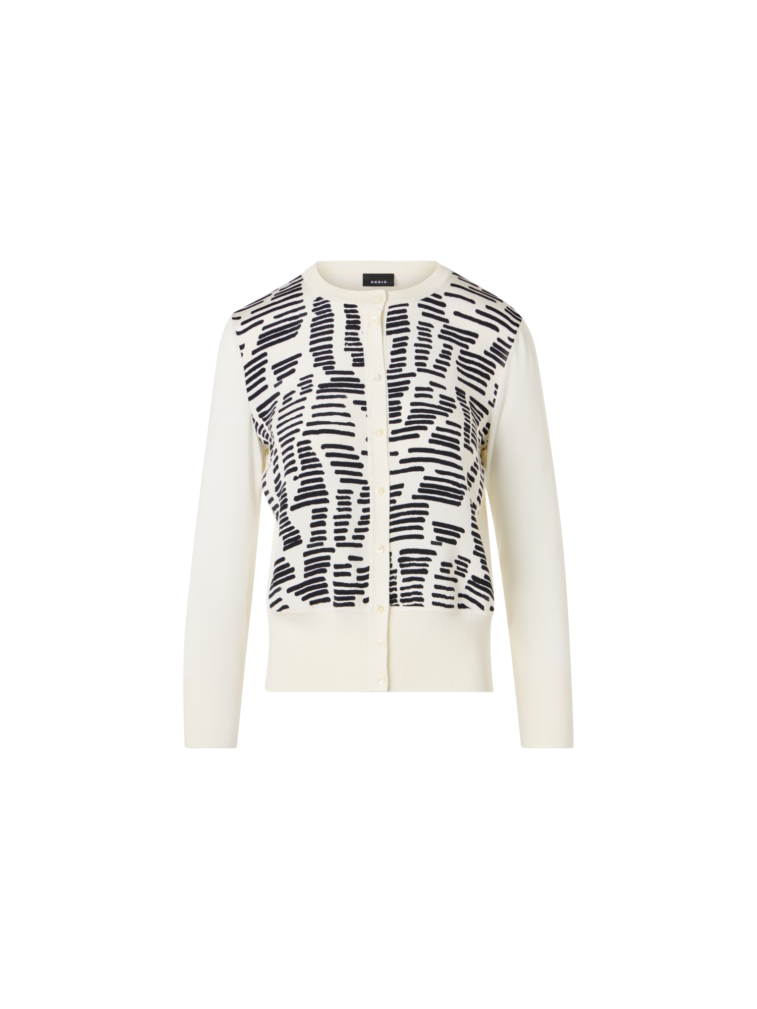 Designer Dance Movement Knit Cardigan - ecru