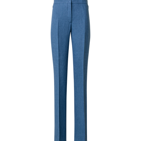 Straight Linen Pants