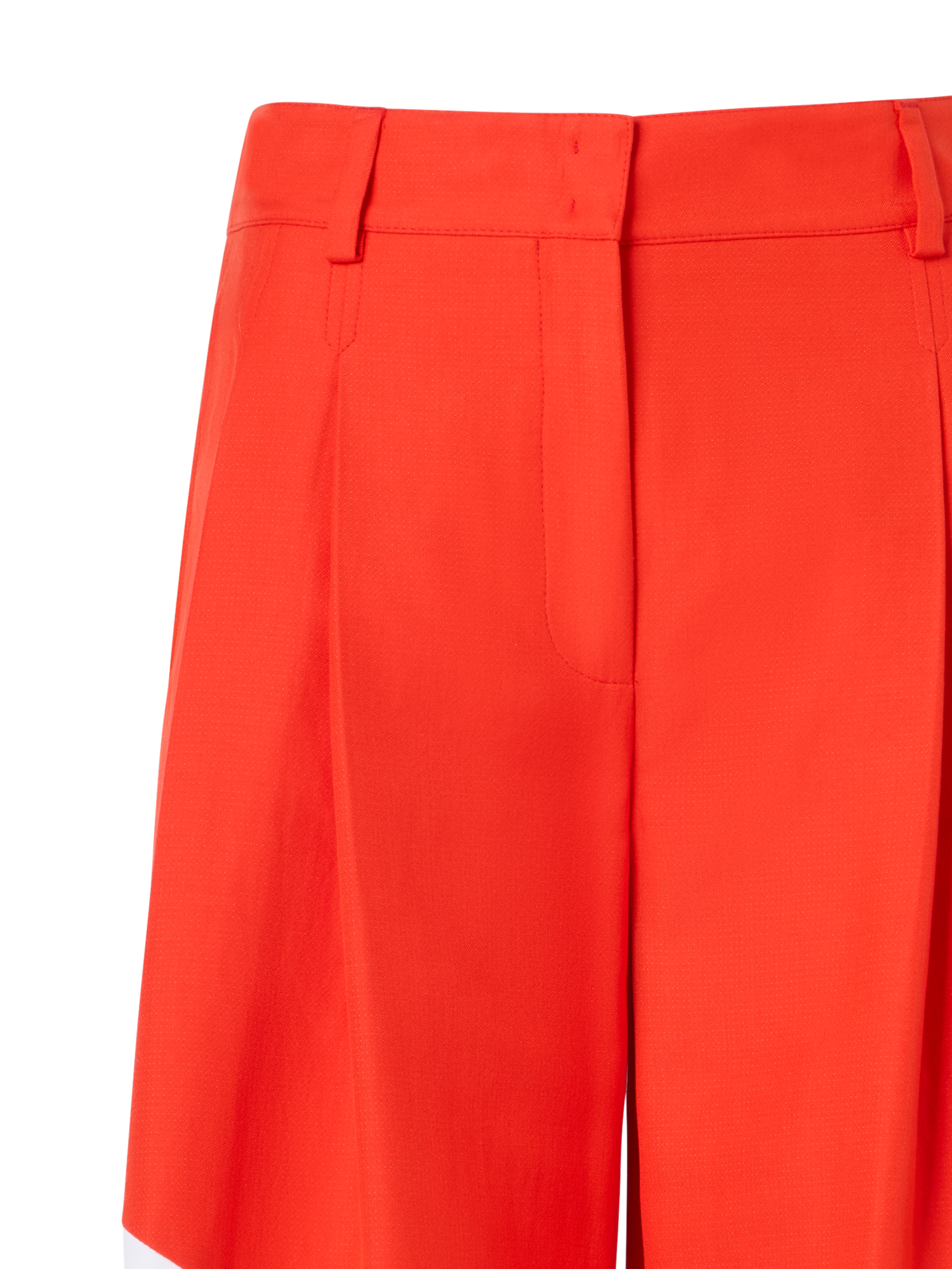 Designer Cassie Wide Pants with Polygon Patchwork - multicolor