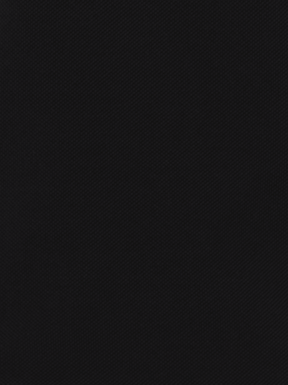 Designer Cotton Knit Polo Shirt - black - neutral