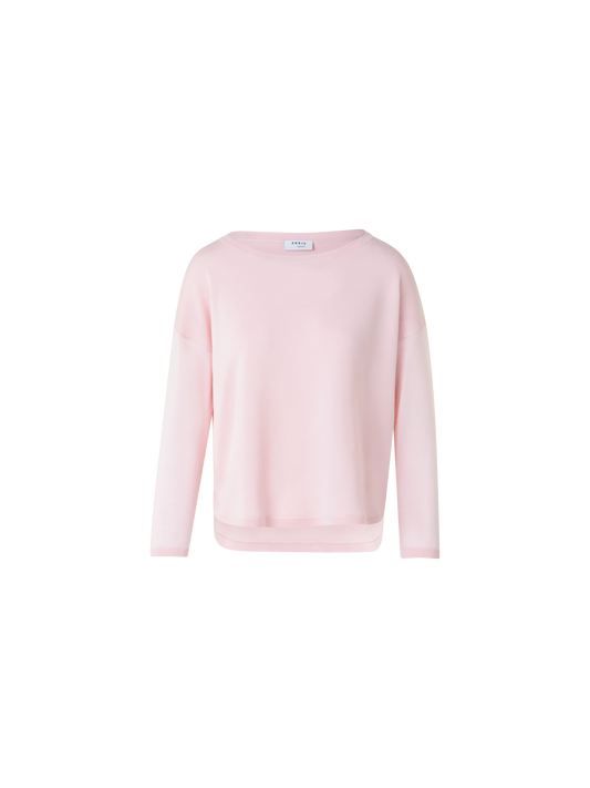 Designer Merino Wool Signature Knit Sweater - pink