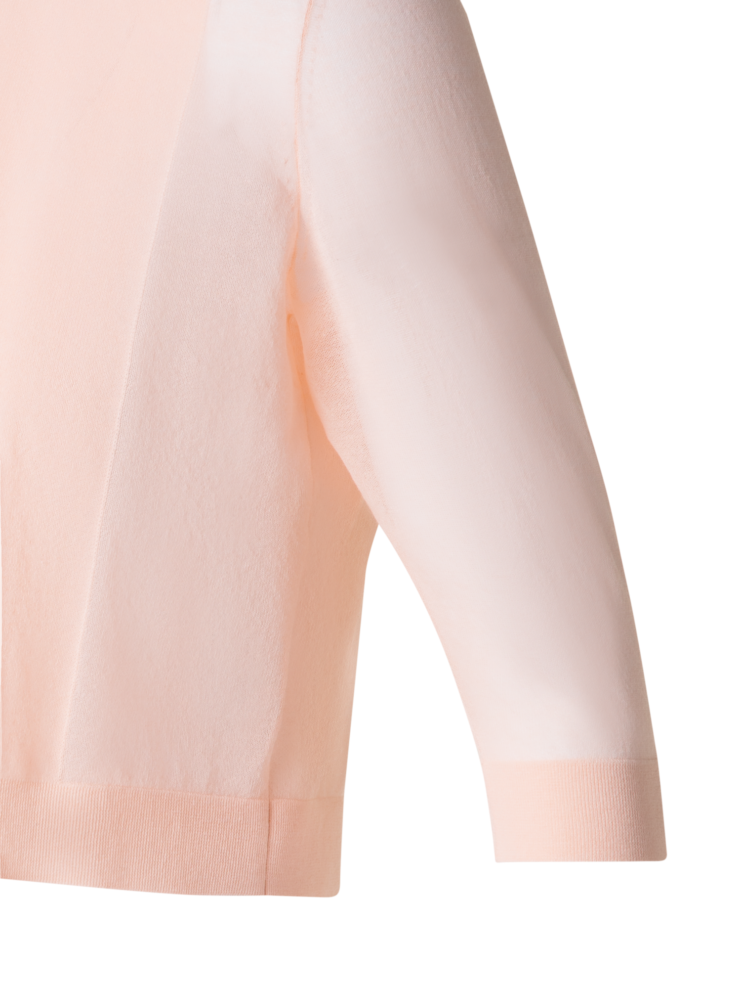 Designer Semi-Sheer Short Knit Cardigan - orange