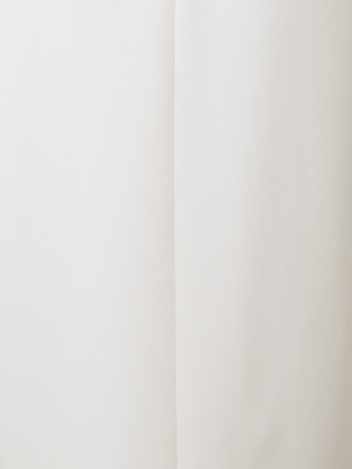 Designer V-Neck Midi Sheath Dress in Wool Double-Face - ecru - white