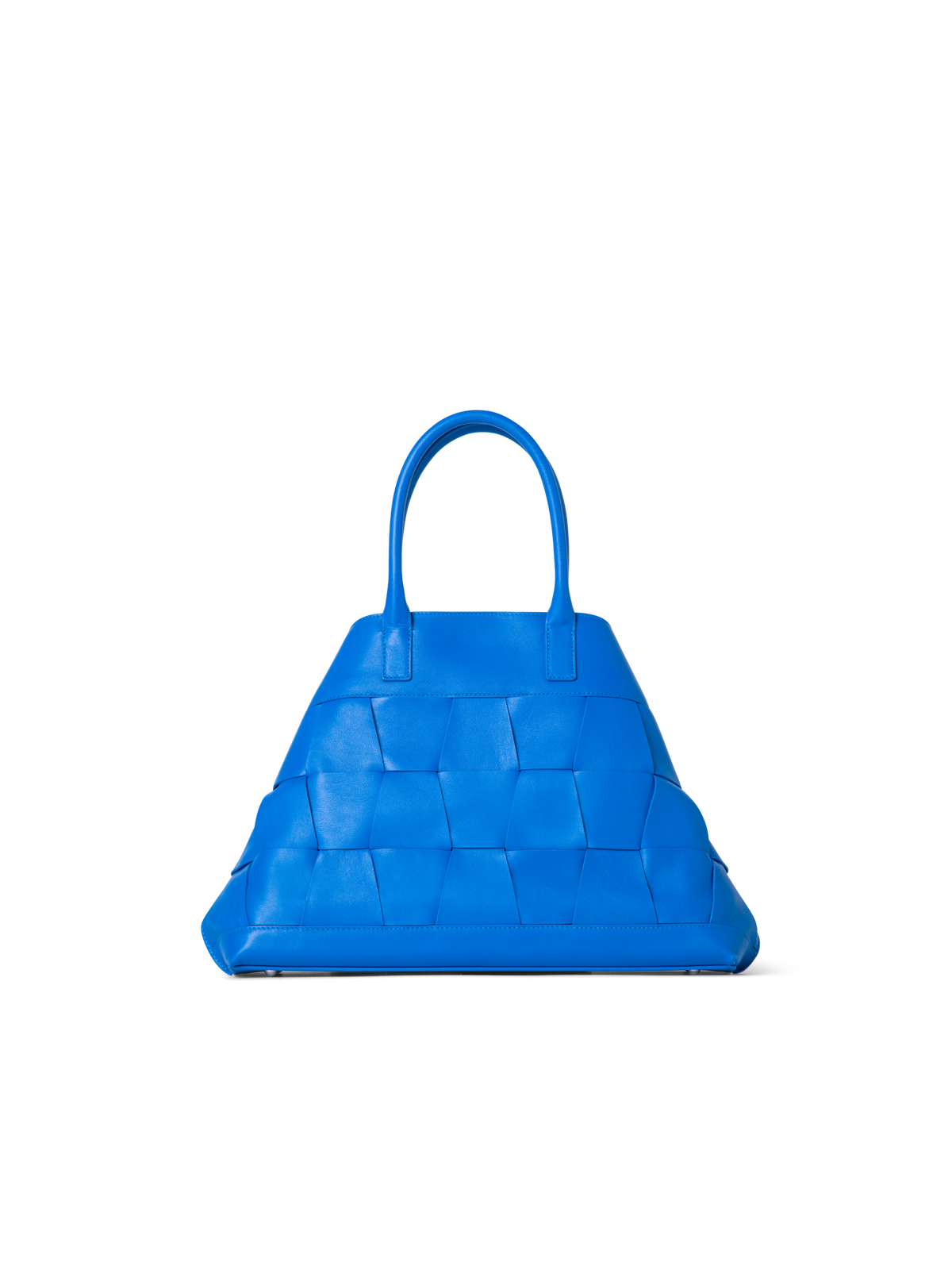 Designer Ai Small Top Handle Tote - blue