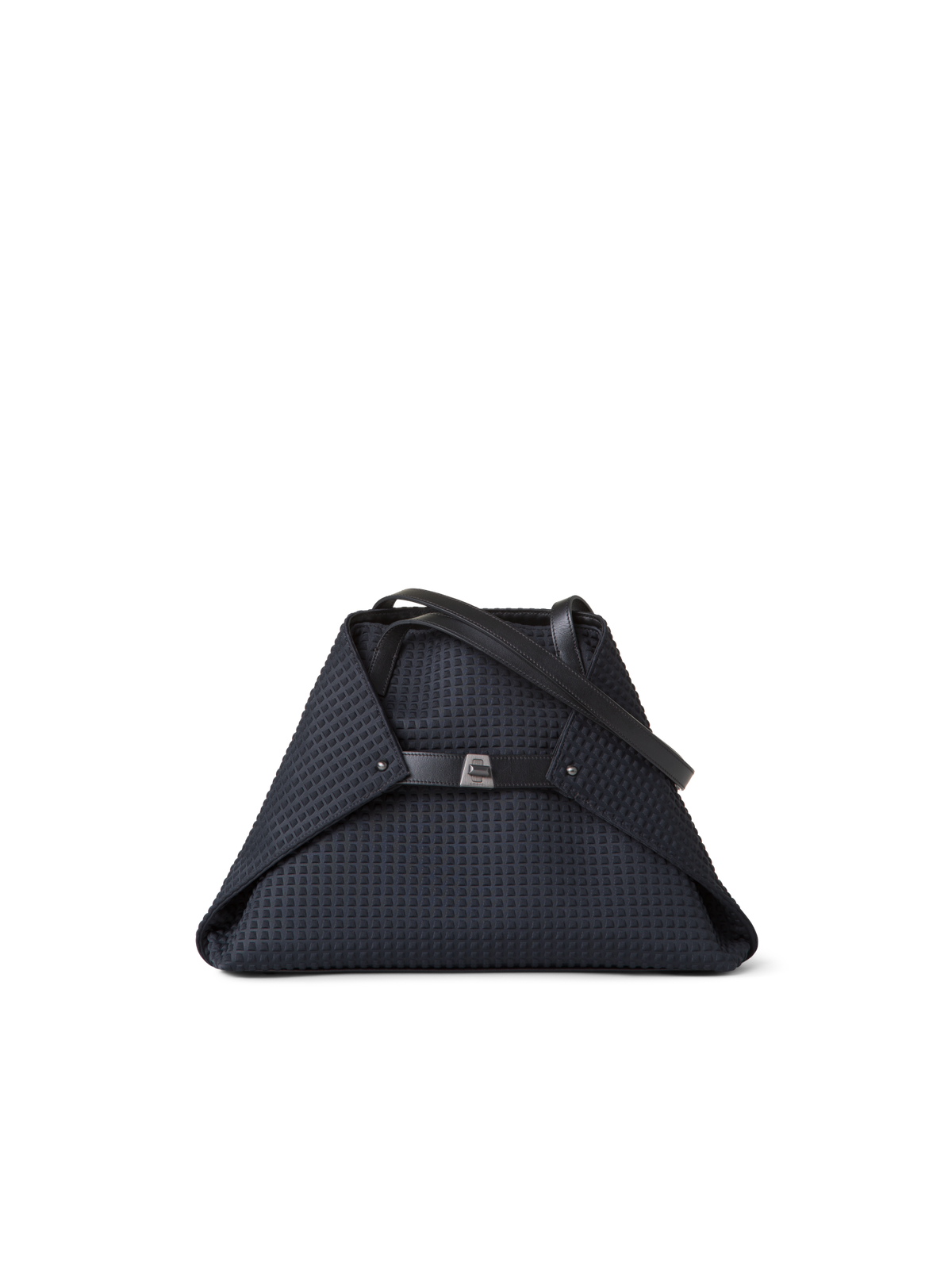 Designer Ai Small Shoulder Tote - black