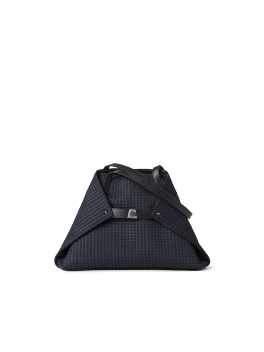 Designer Ai Small Shoulder Tote - black