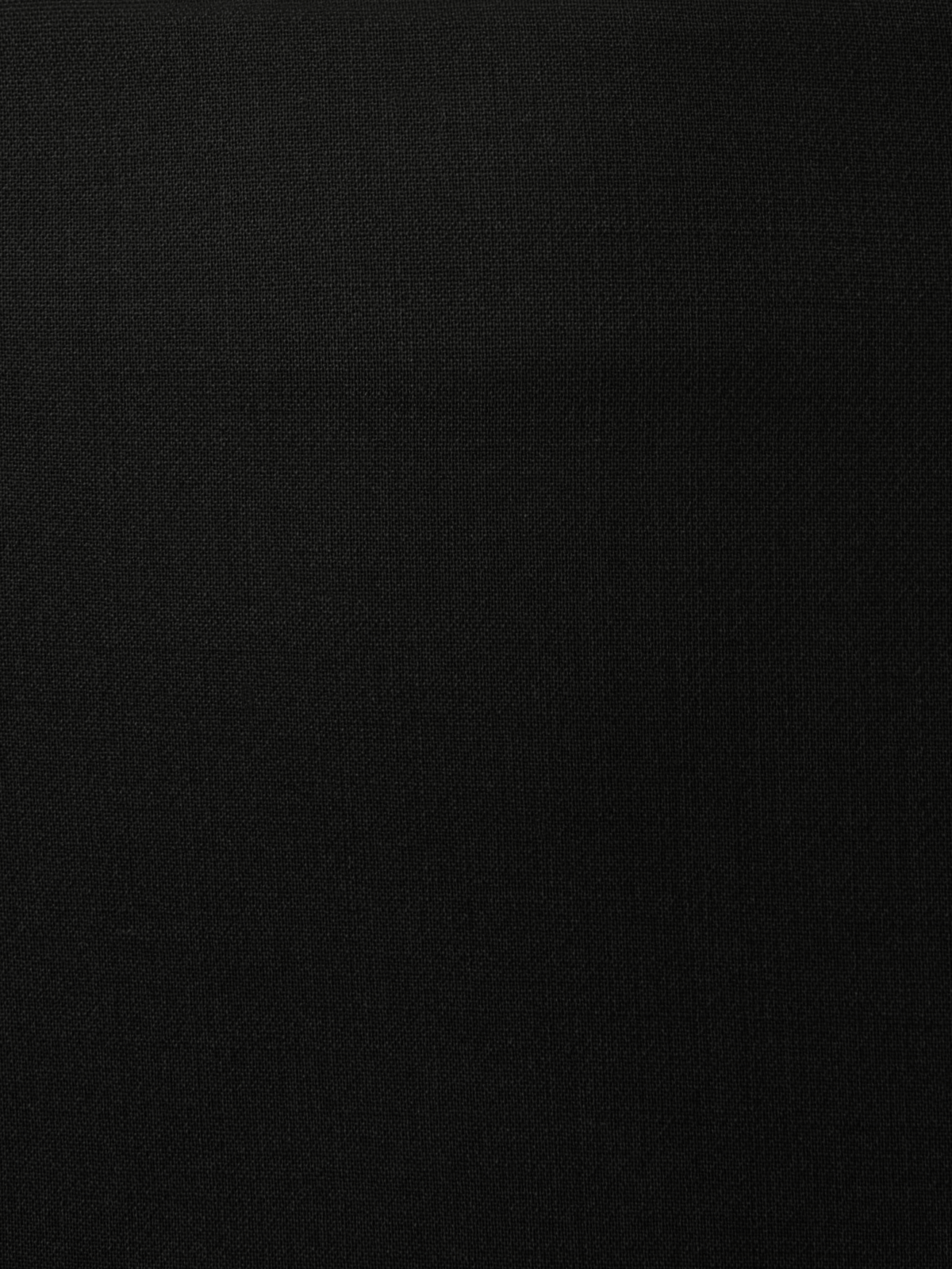 Designer Wool Double-Face Pencil Skirt with Zip Pockets - black