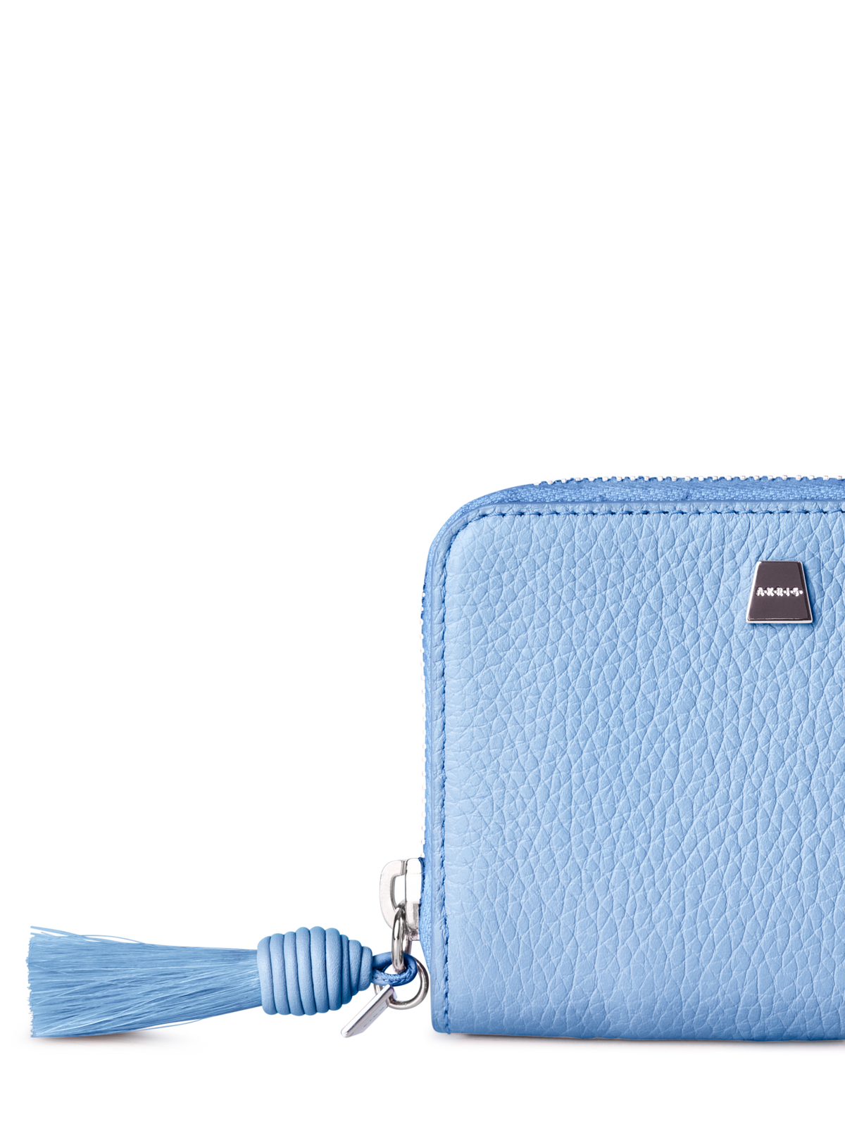 Designer Small Zip Around Wallet - neutral - blue - beige - red - pink