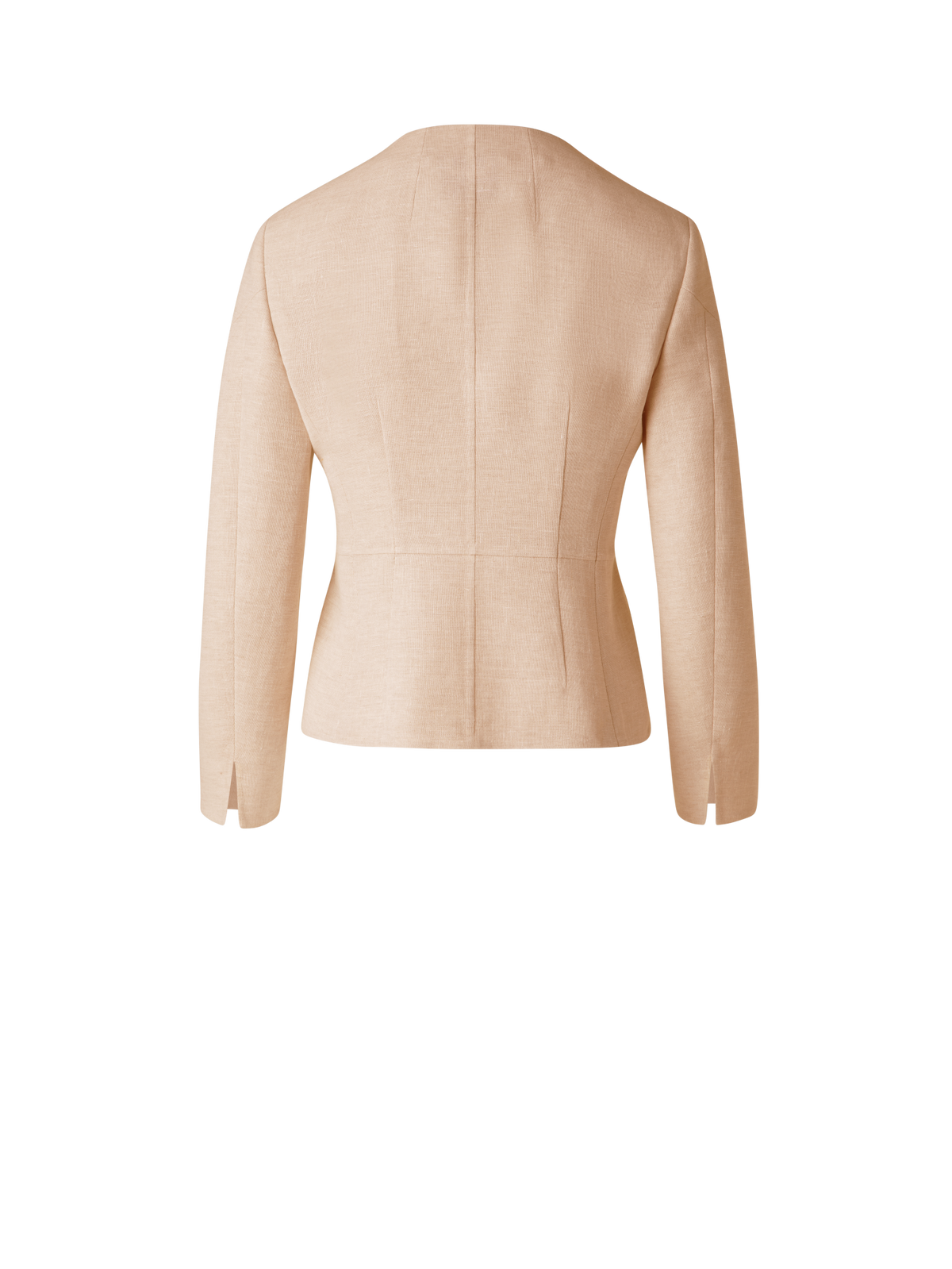 Designer Fitted Jacket in Linen Double-Face - pastel - pink