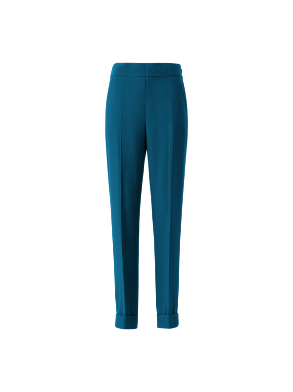 Designer Chris Tapered Pants with Elastic Waist - green