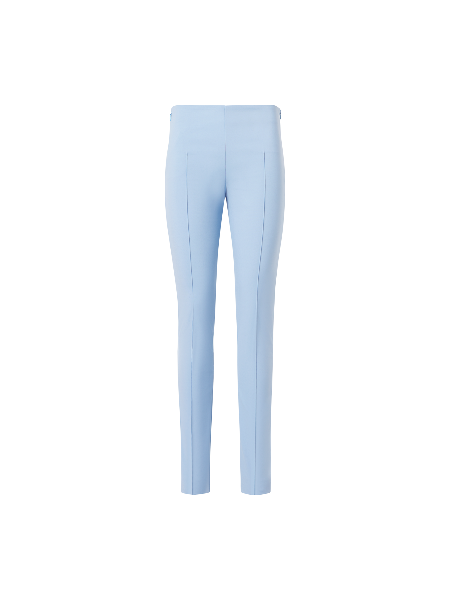 Designer Cotton Techno Stretch Slim Leg Pants - blue