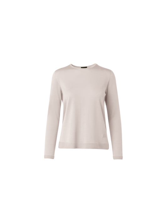 Designer Seamless Pullover from Cashmere Silk - neutral - beige