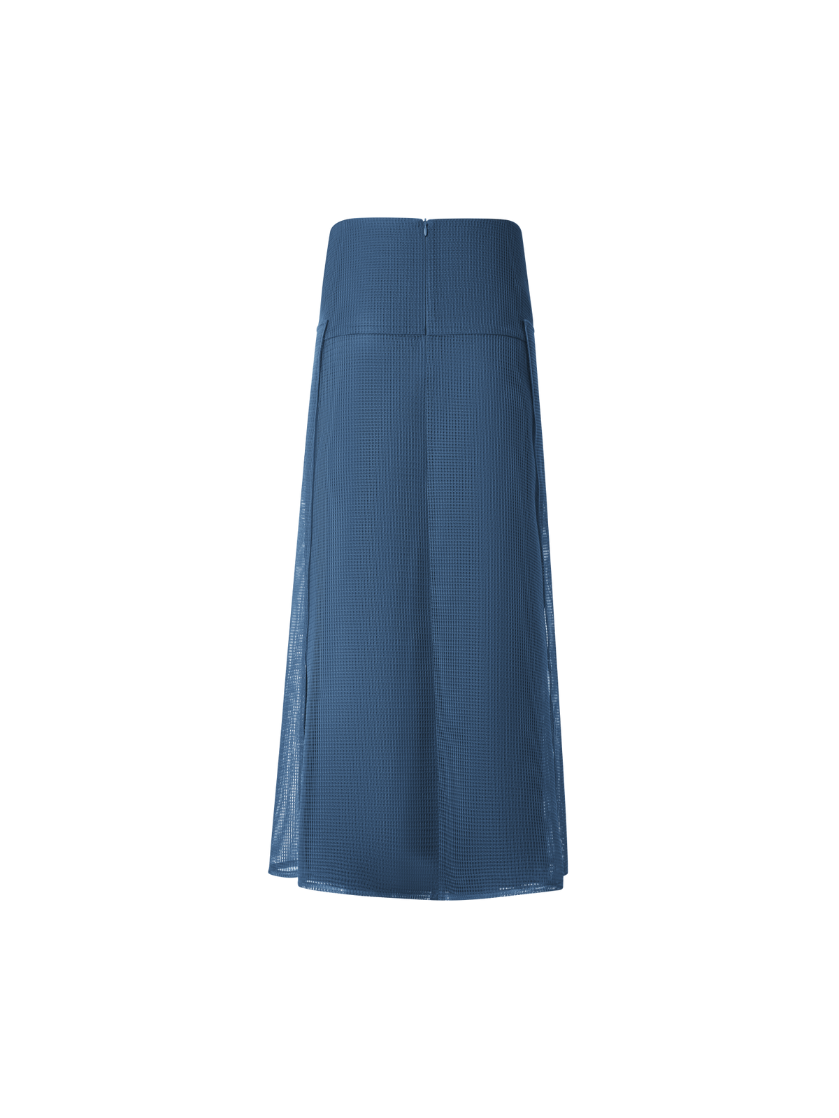 Pleated Midi Skirt in Techno Grid – Akris
