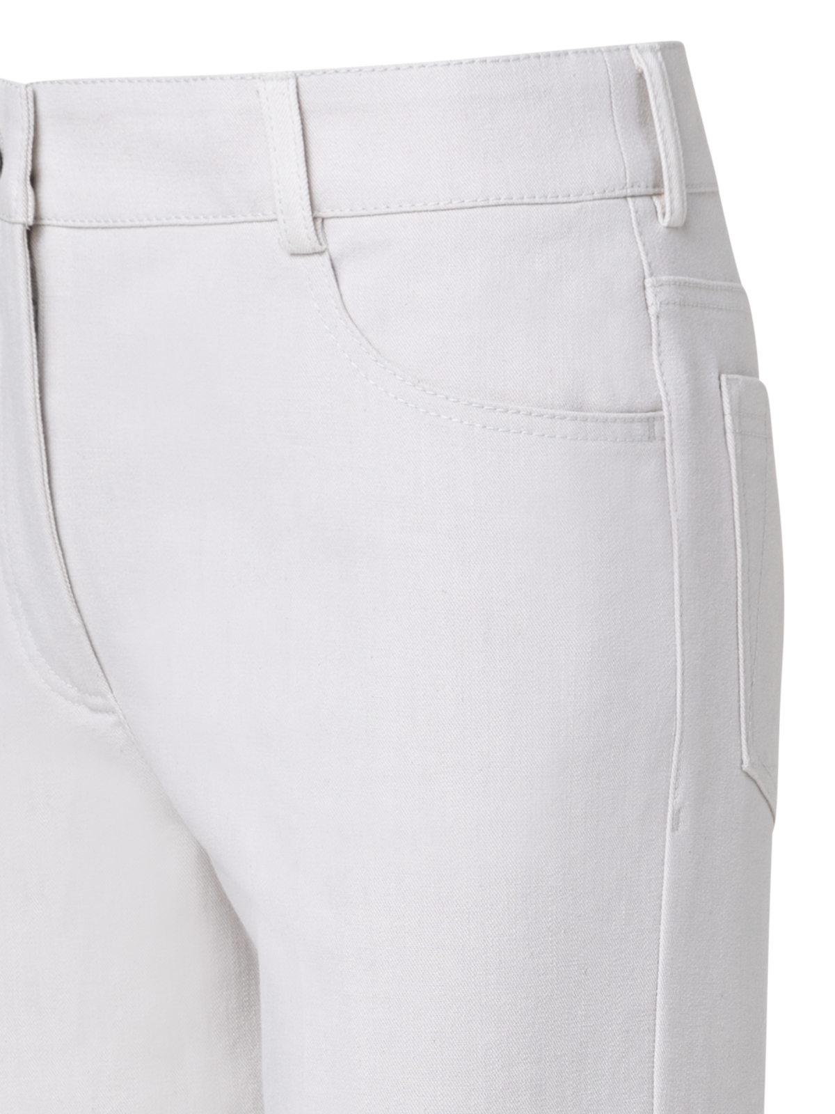 Designer Straight Cotton Stretch Denim Pants