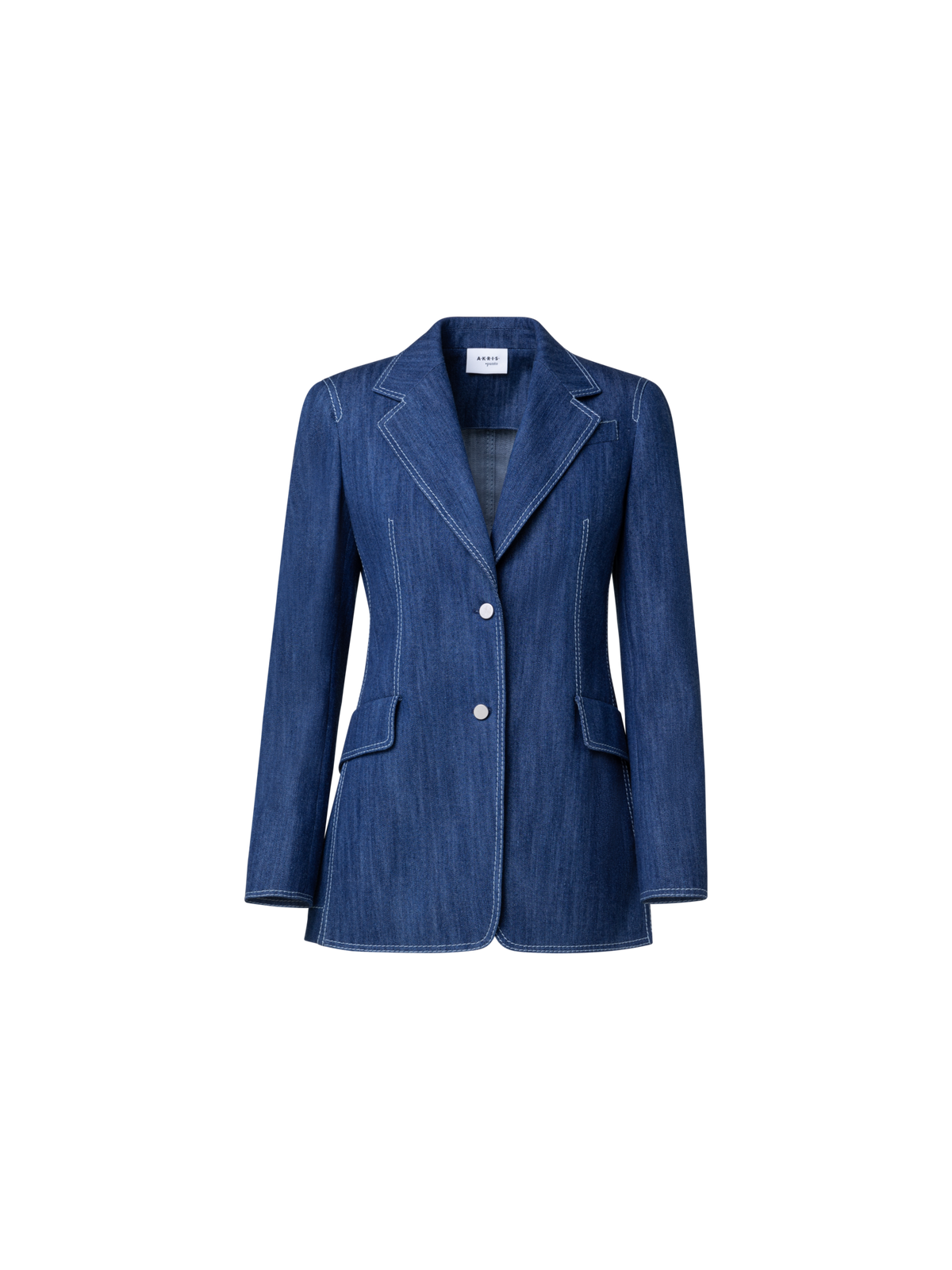 Designer Washed Denim Blazer