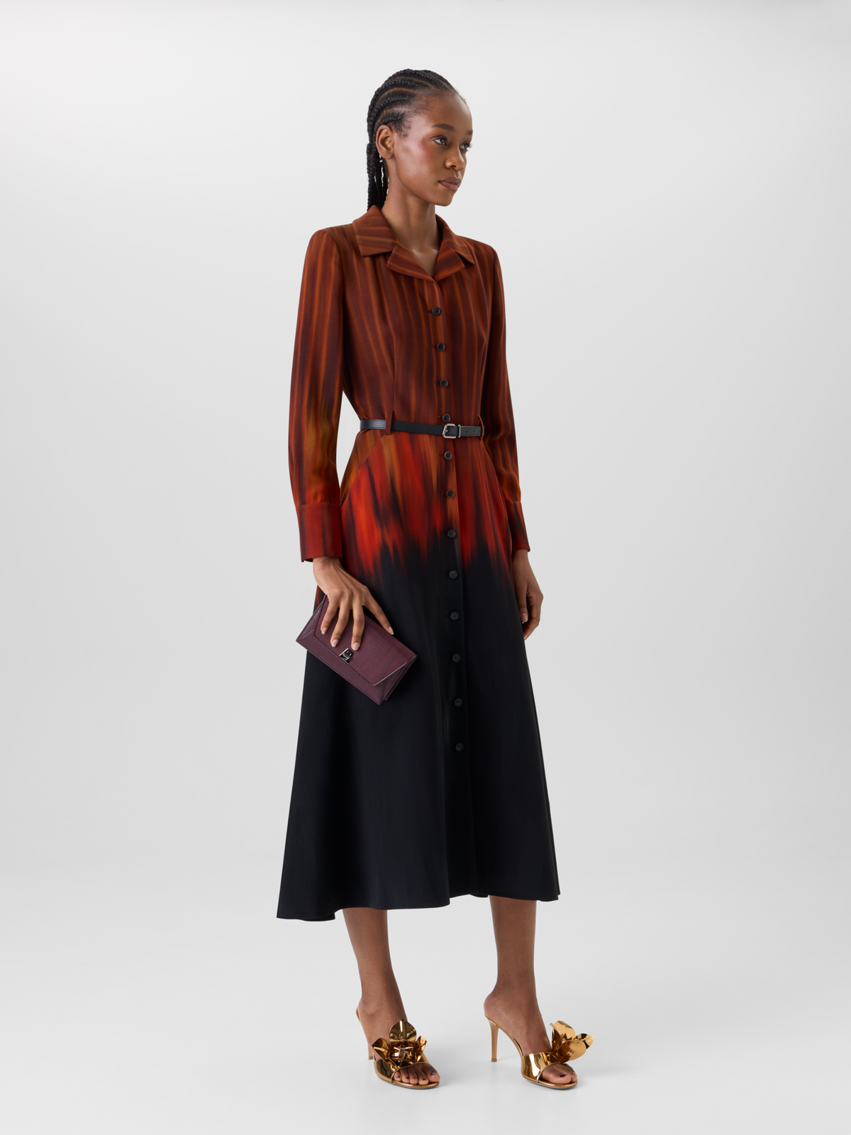 Designer Anouk Envelope Clutch - wine #editorial