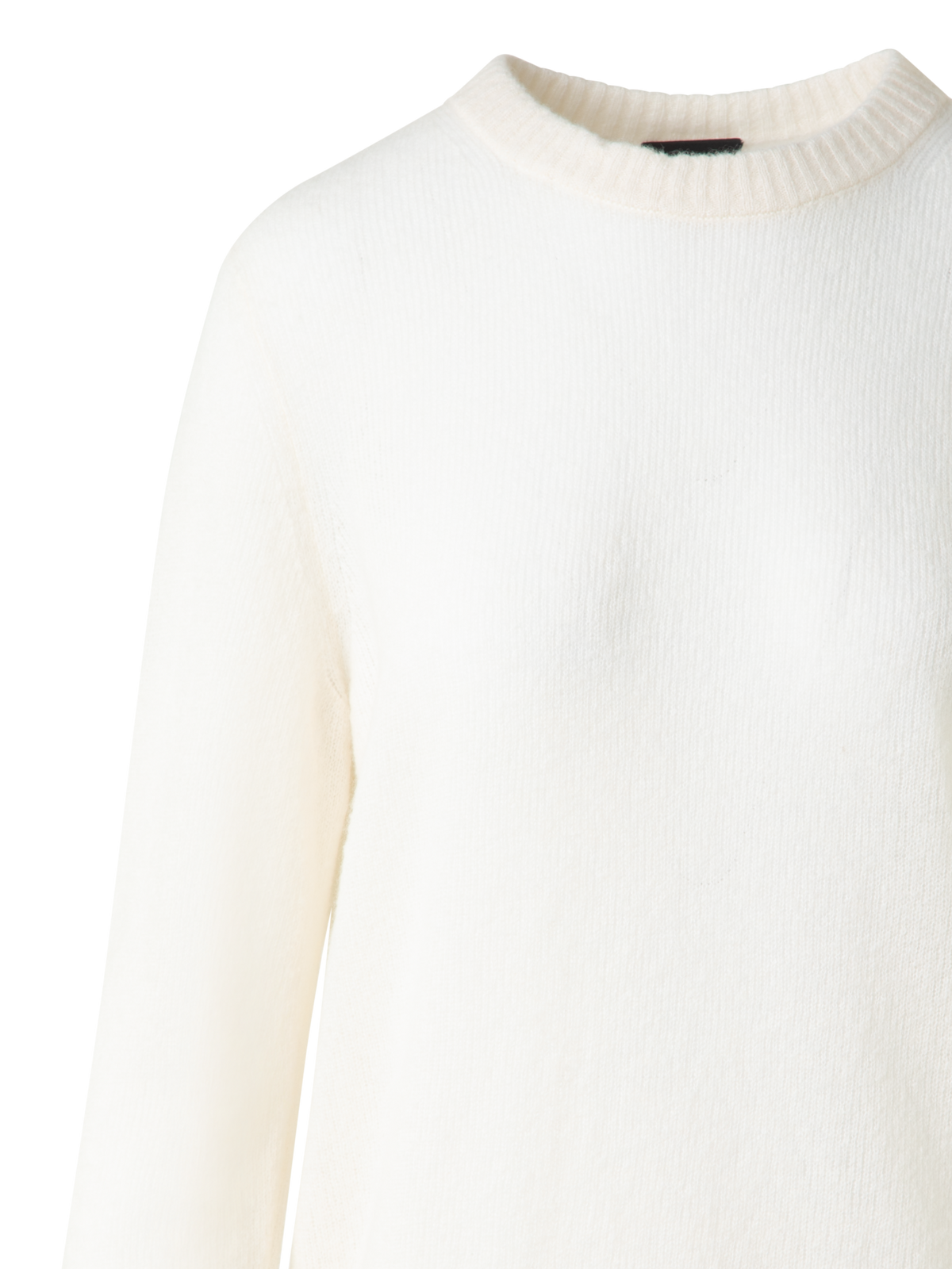 Designer Oversize Cashmere and Silk Sweater - white