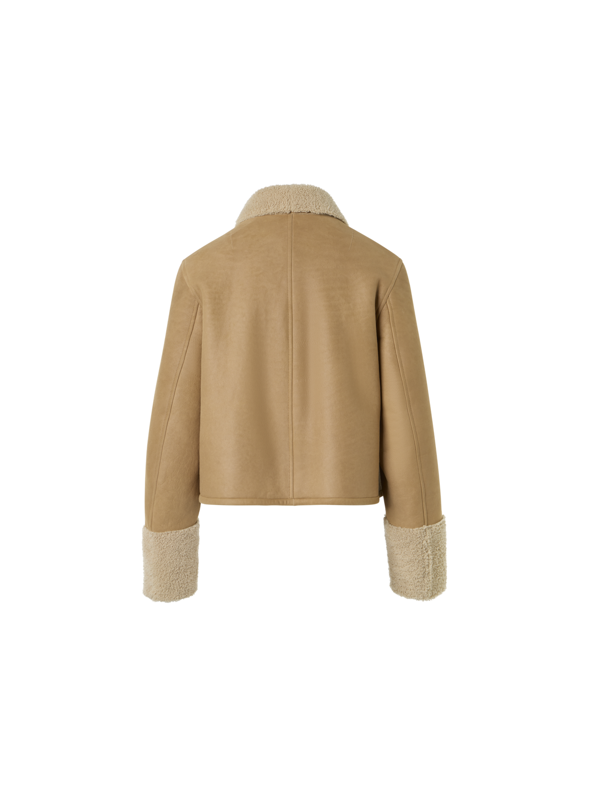 Short Shearling Jacket with Fur Collar and Cuffs – Akris Inc. Short Shearling Jacket with Fur Collar and Cuffs – Akris Inc.