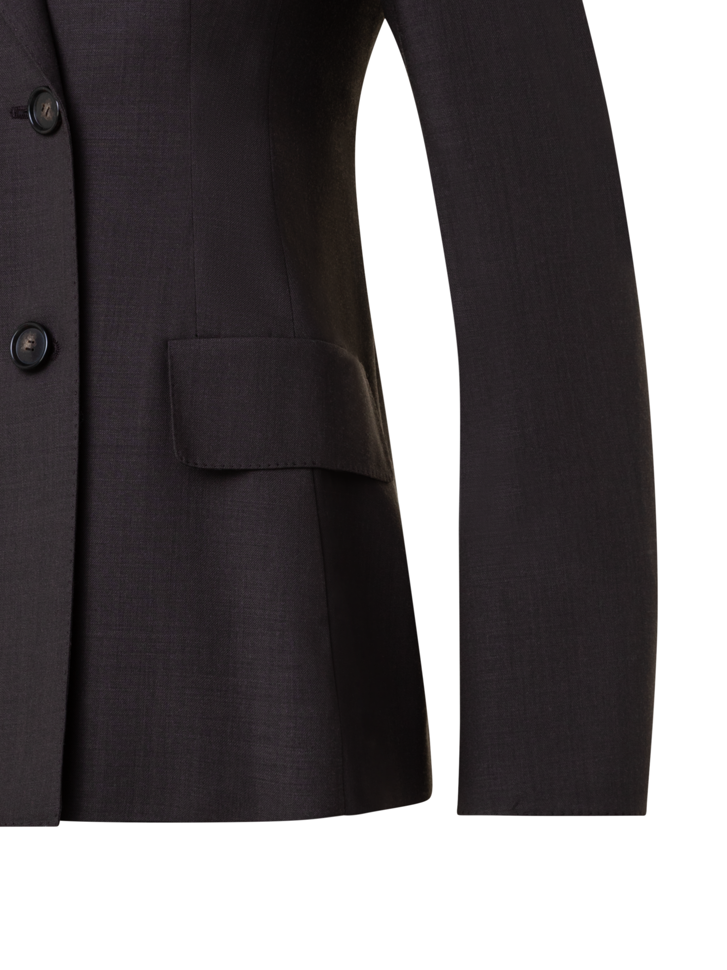 Designer Cool Wool Jacket - brown