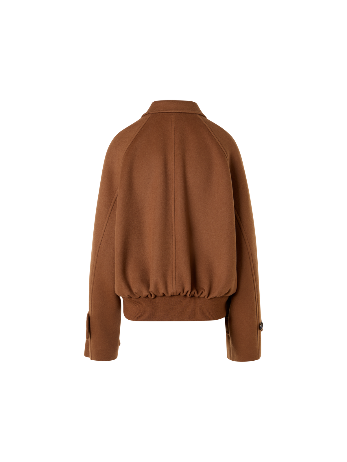 Designer Cashmere Double-Face Bomber Jacket - brown