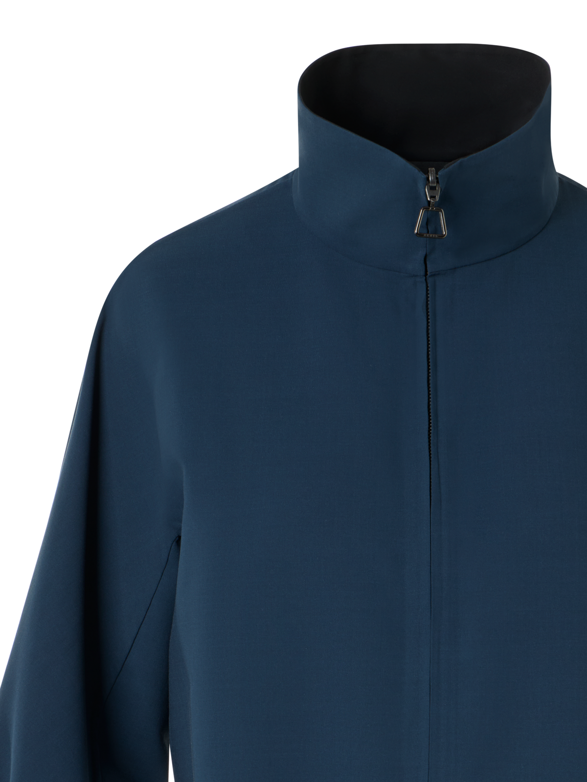 Designer Cropped Jacket in Cotton Double-Face - black - neutral - navy - blue