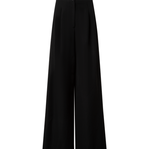 Extra Wide Palazzo Viscose Linen Blend Pants