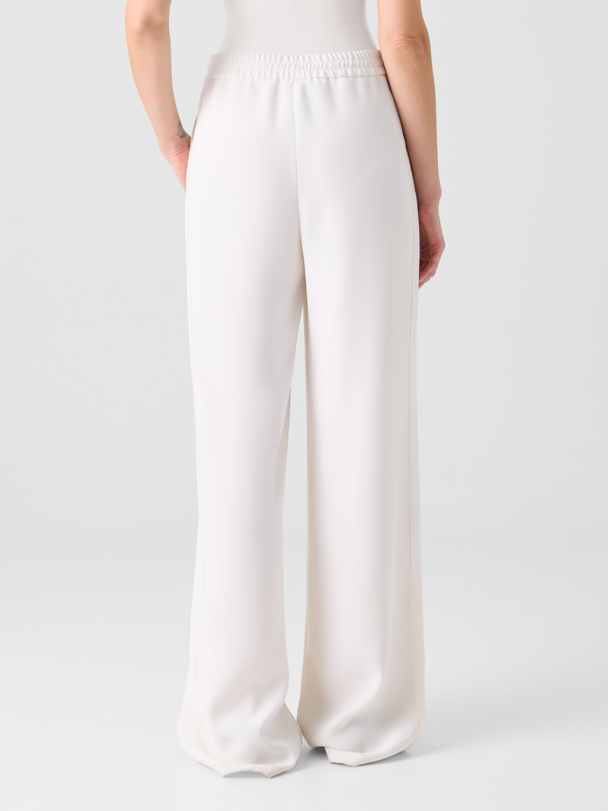 Designer Filibert Relaxed Pants with Elastic Waist - ecru #editorial