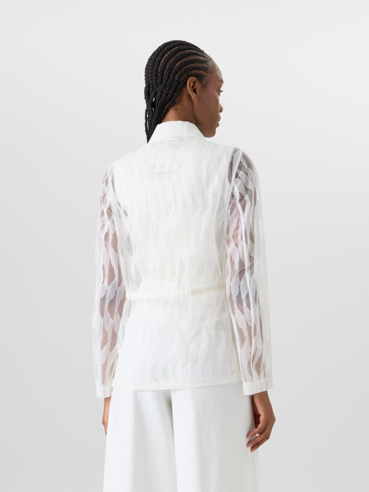 Designer Tomma Shirt Jacket - ecru 