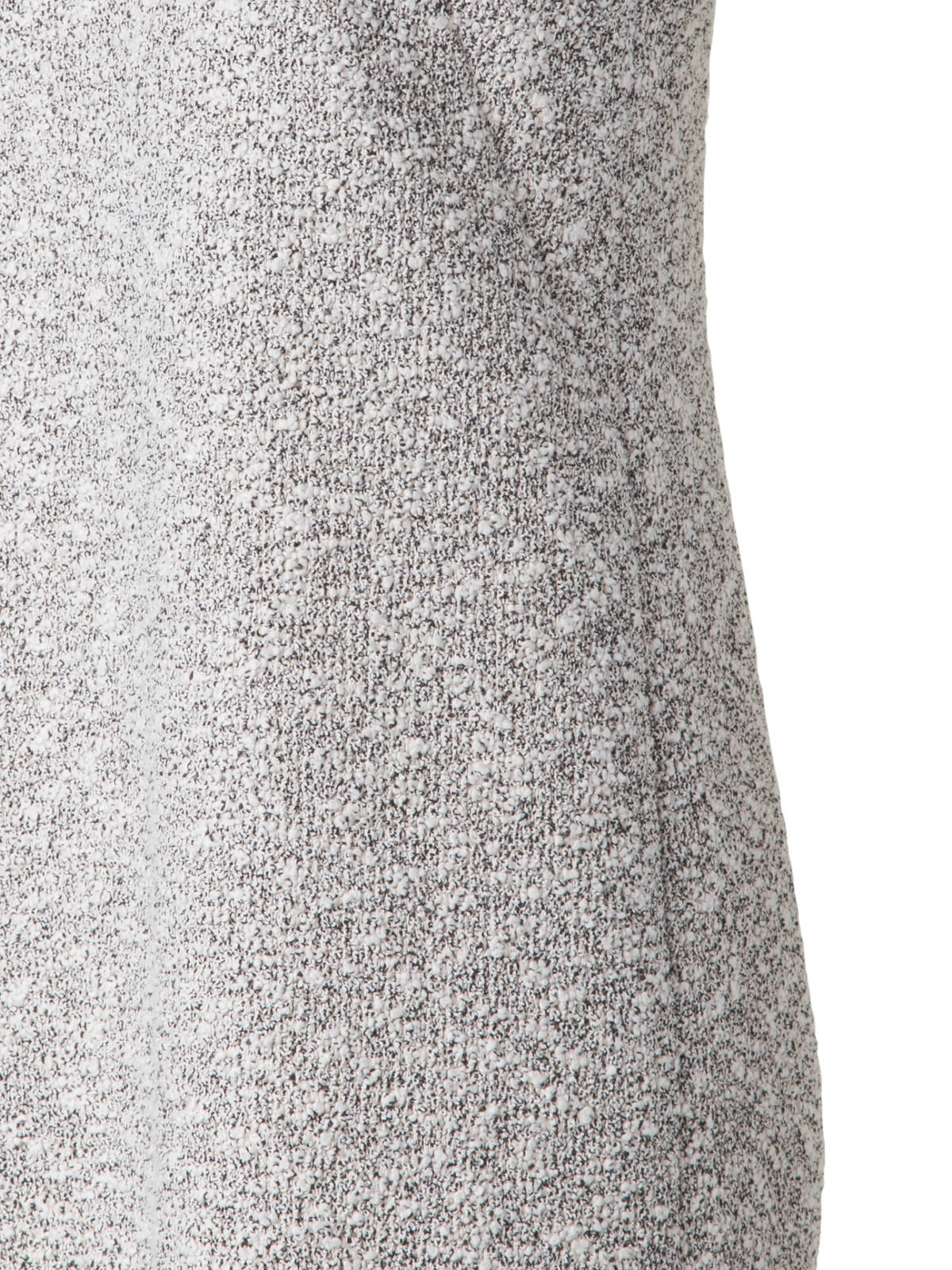 Designer Sheath Dress in Cotton Tweed - grey
