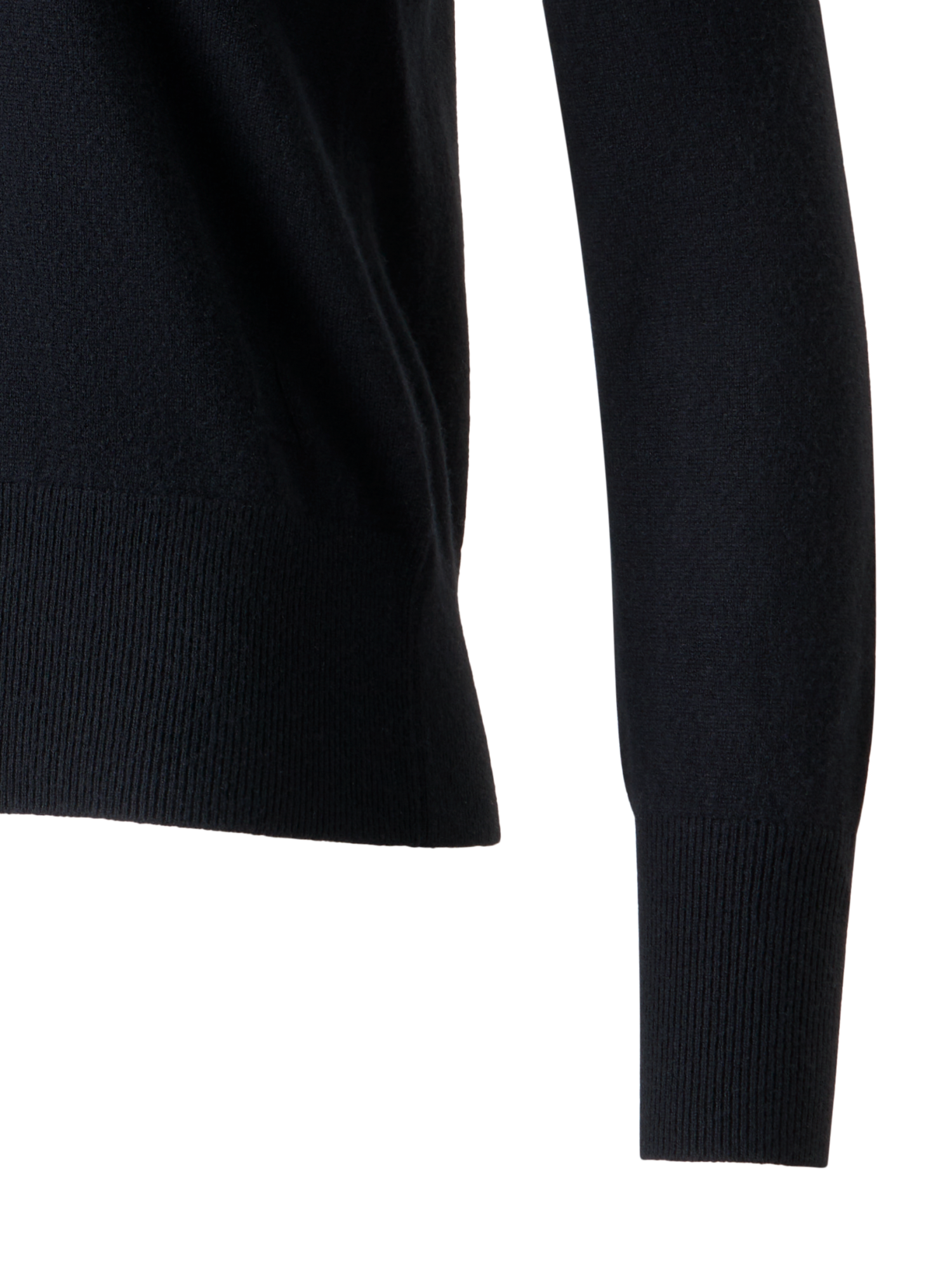 Designer 100% Cashmere V-Neck Knit Sweater - black - neutral - navy - blue - beige