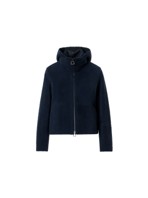 Designer Dino Shearling Jacket - black