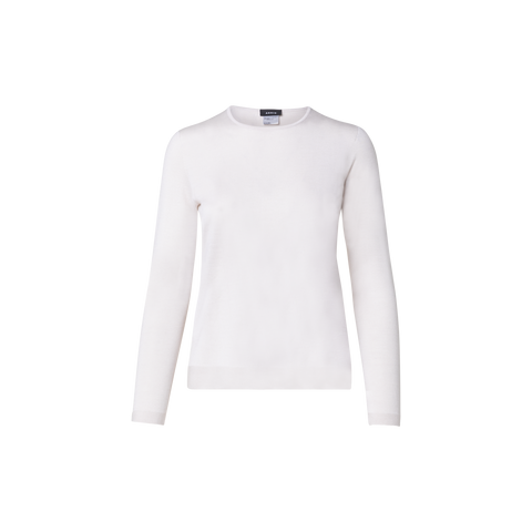 Seamless Cashmere Silk Knit Pullover