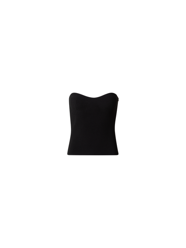Designer Bodycon Corsage - black
